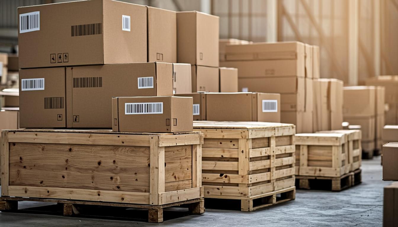 Export crates and documentation for an international move